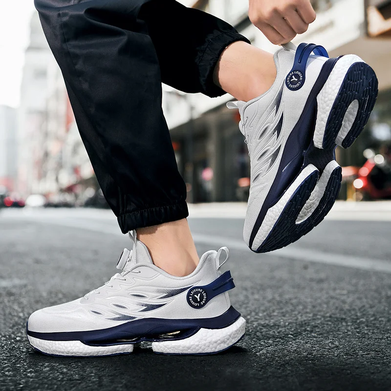 Men'S Shoes For Gym - Shockproof Comfortable Outdoor Running Fitness Training