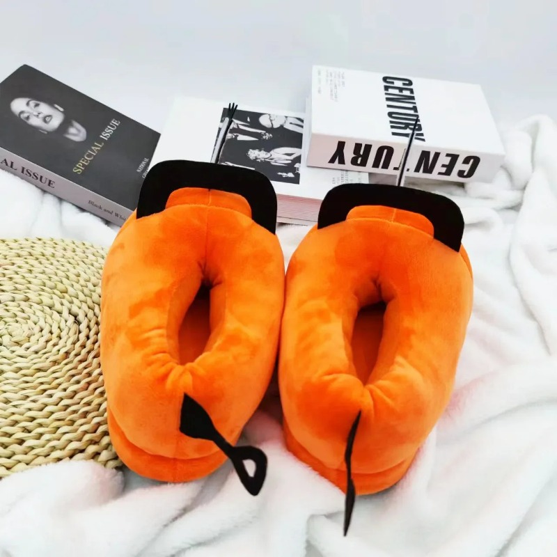 Men Shoes For Winter - Anime Chainsaw Man Pochita House Slipper