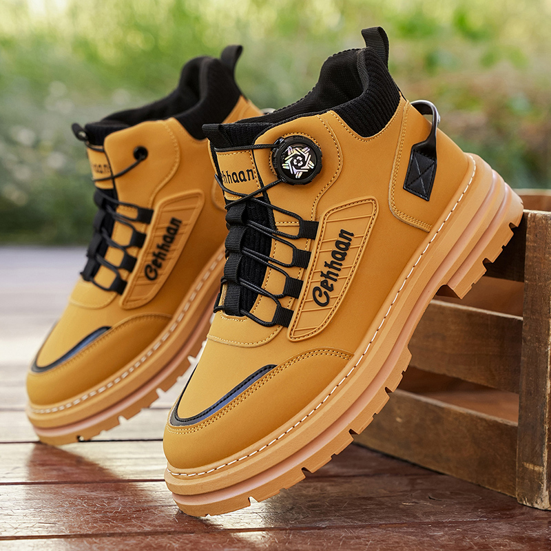 Men'S Shoes Dq - Men's High-Top Boots, Quick-Wear Design with