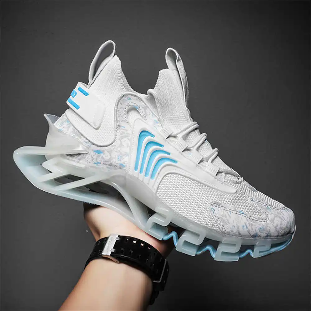 Men'S Shoes Green And White - Blue Slipon Long Pink Boots Light