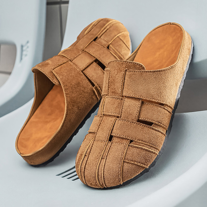 Men'S Shoes Birkenstock - Summer Men Outside Flat Shoes Soft