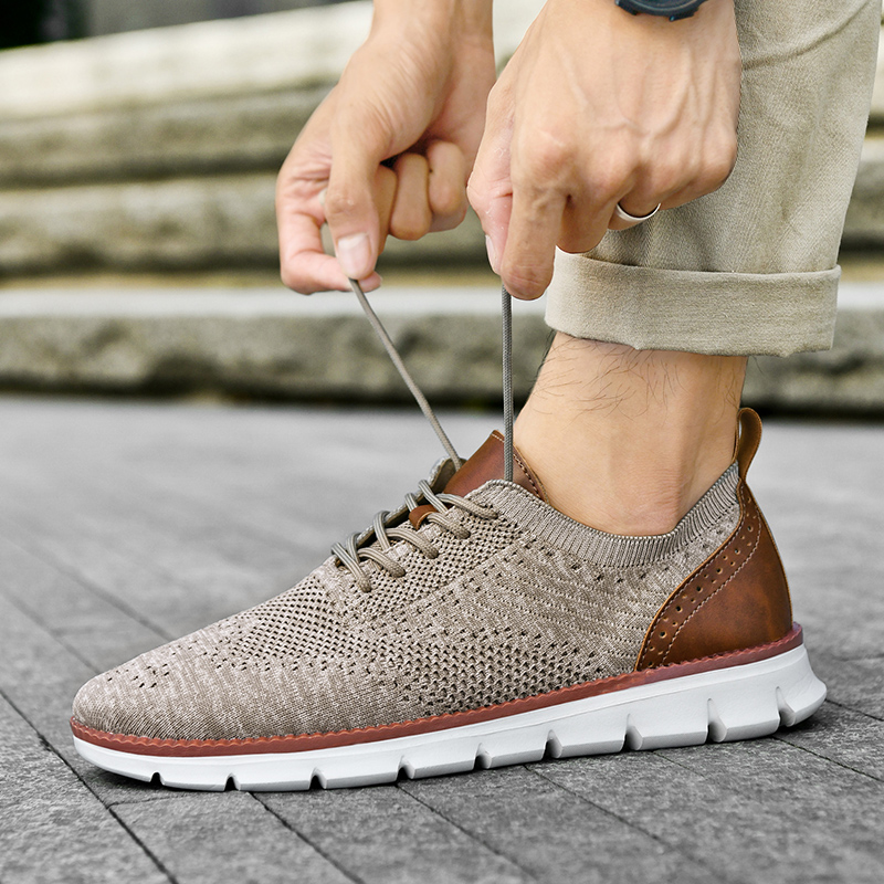 Men'S Shoes With Toes - Men Casual Shoes Classic Breathable Brogue