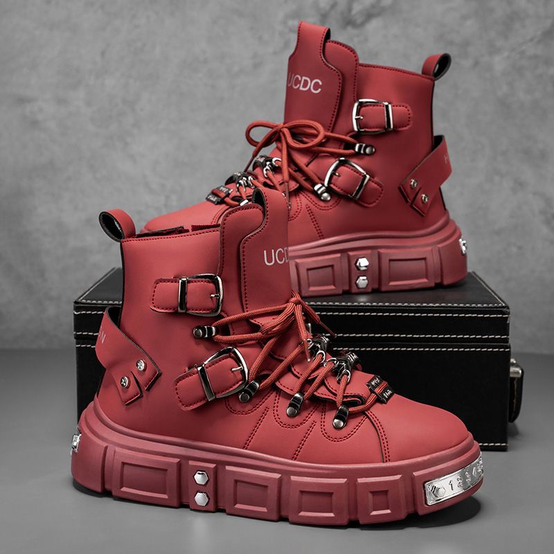 Men'S Shoes Dq - Original Brand Boots for Man Punk