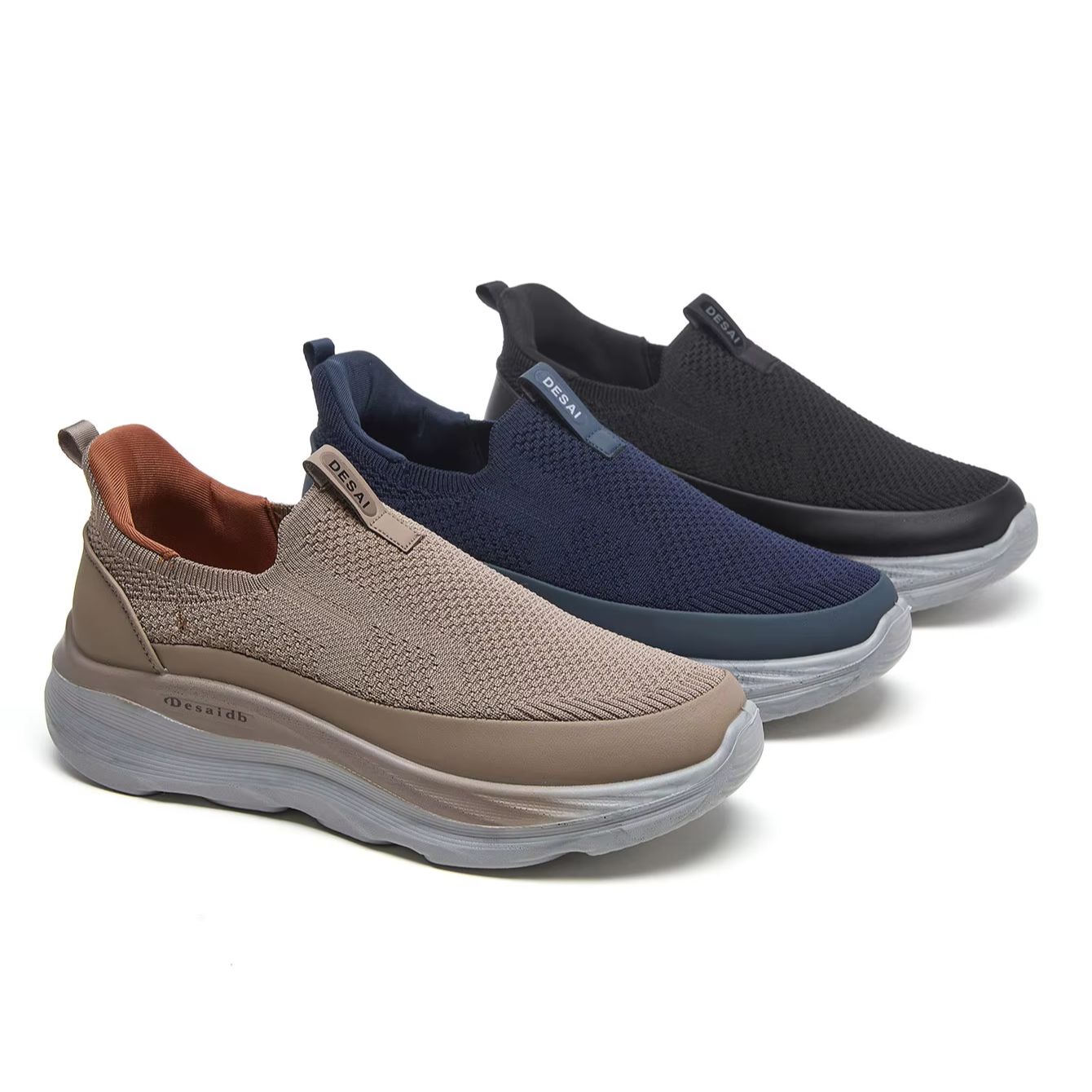 Men'S Shoes For Gym - Breathable Mesh Sneakers for Men, Round