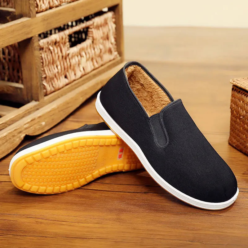 Men'S Shoes With Toes - 2026 Winter New Men's Cashmere Cotton