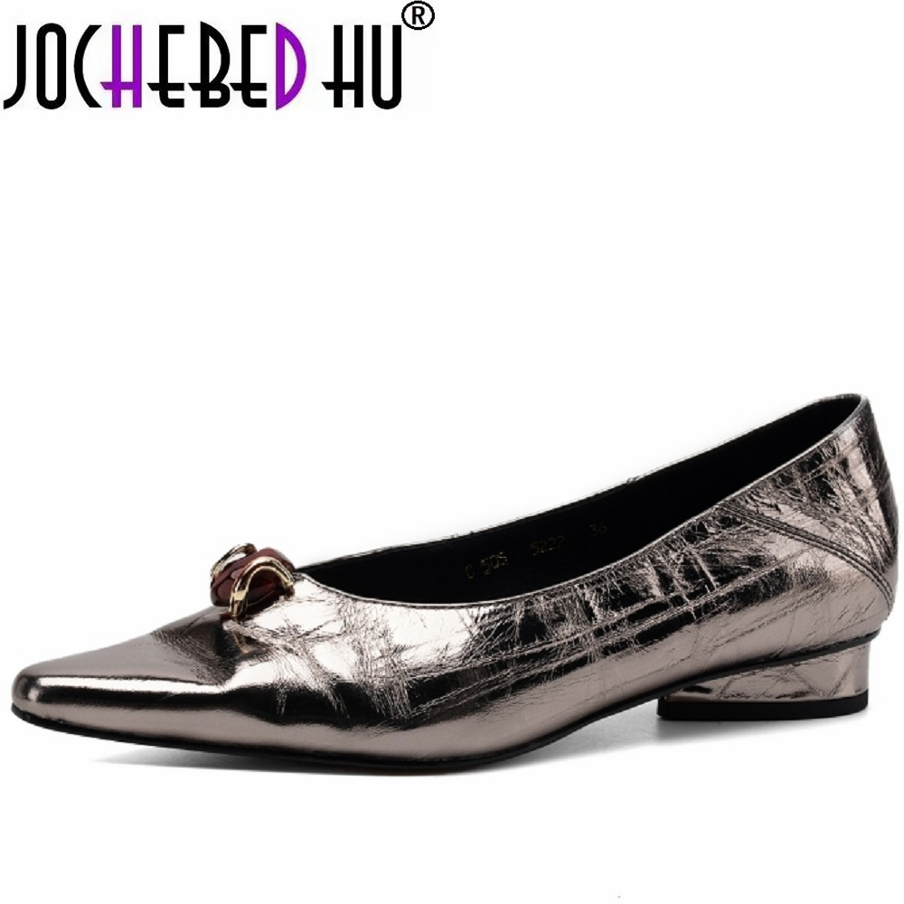 Men'S Shoes With Toes - 【JOCHEBED HU】Women's Handmade Genuine Leather pointed