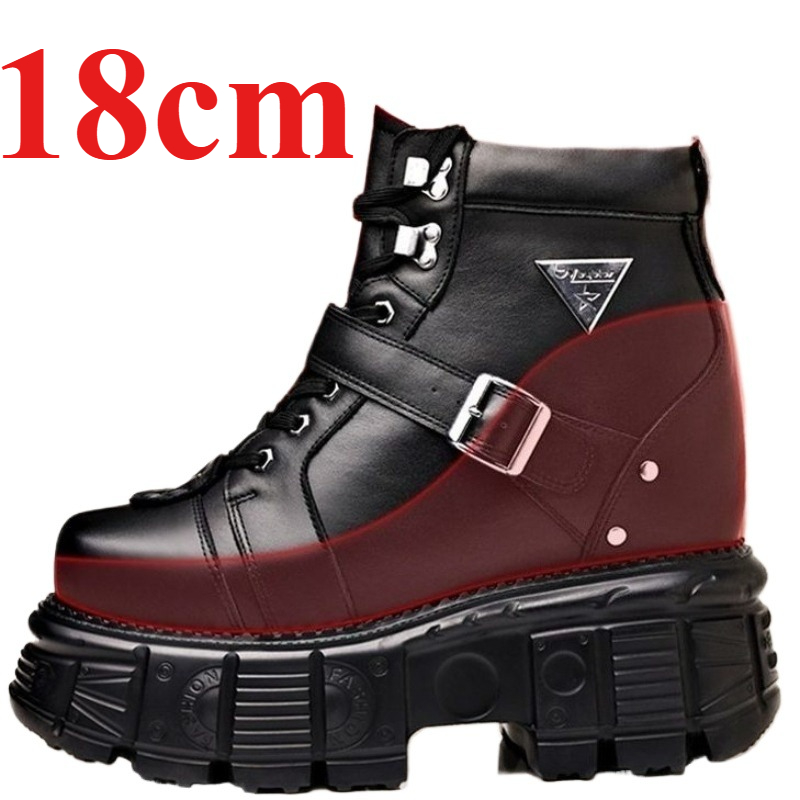 Men'S Shoes Dq - Genuine Leather Motorcycle Boots Shoes for