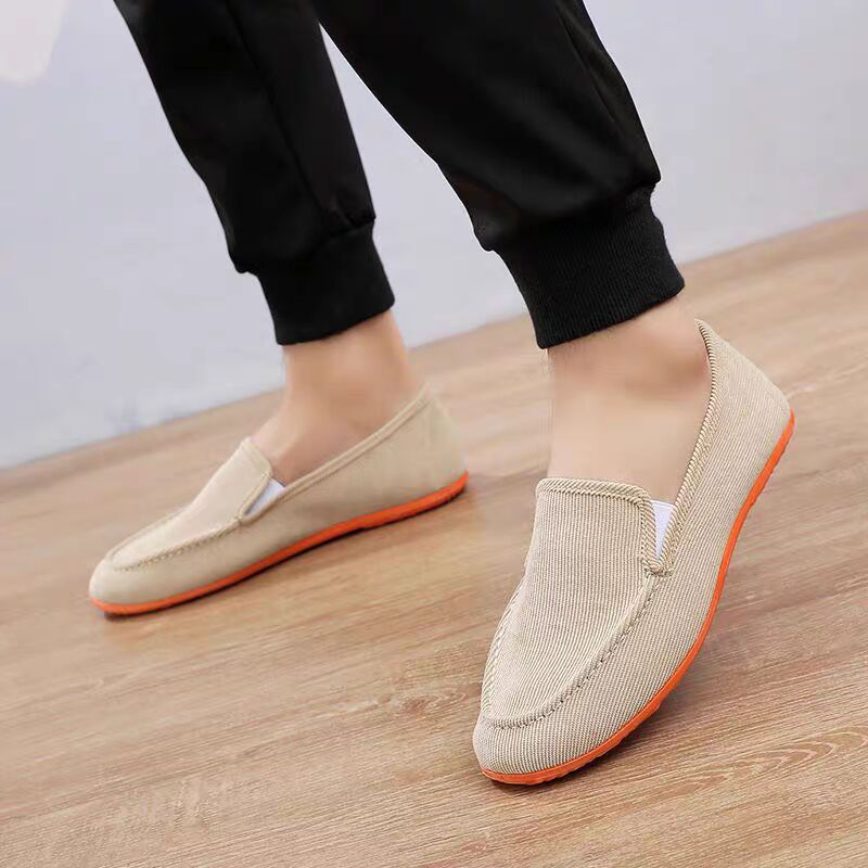 Brand Dad Canvas Green Loafer  - Men'S Shoes Green And White ulasan dan harga