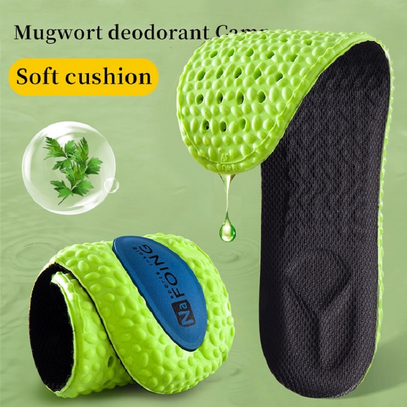 Sports Shock Absorption Insole - Men'S Shoes Green And White ulasan dan harga
