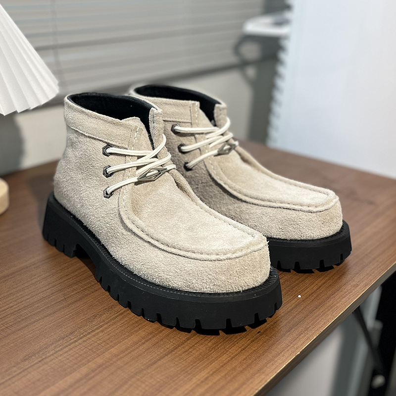 Western Boots Man Platform Ank - Men'S Shoes Quality Brands ulasan dan harga