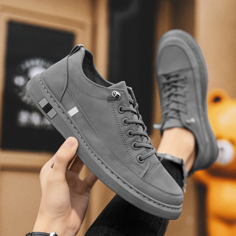 non-leather casual shoes mens  - Men'S Shoes With Toes ulasan dan harga