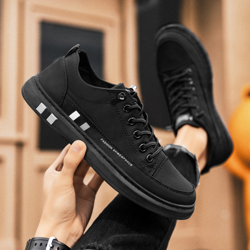 non-leather casual shoes mens  - Men'S Shoes With Toes ulasan dan harga
