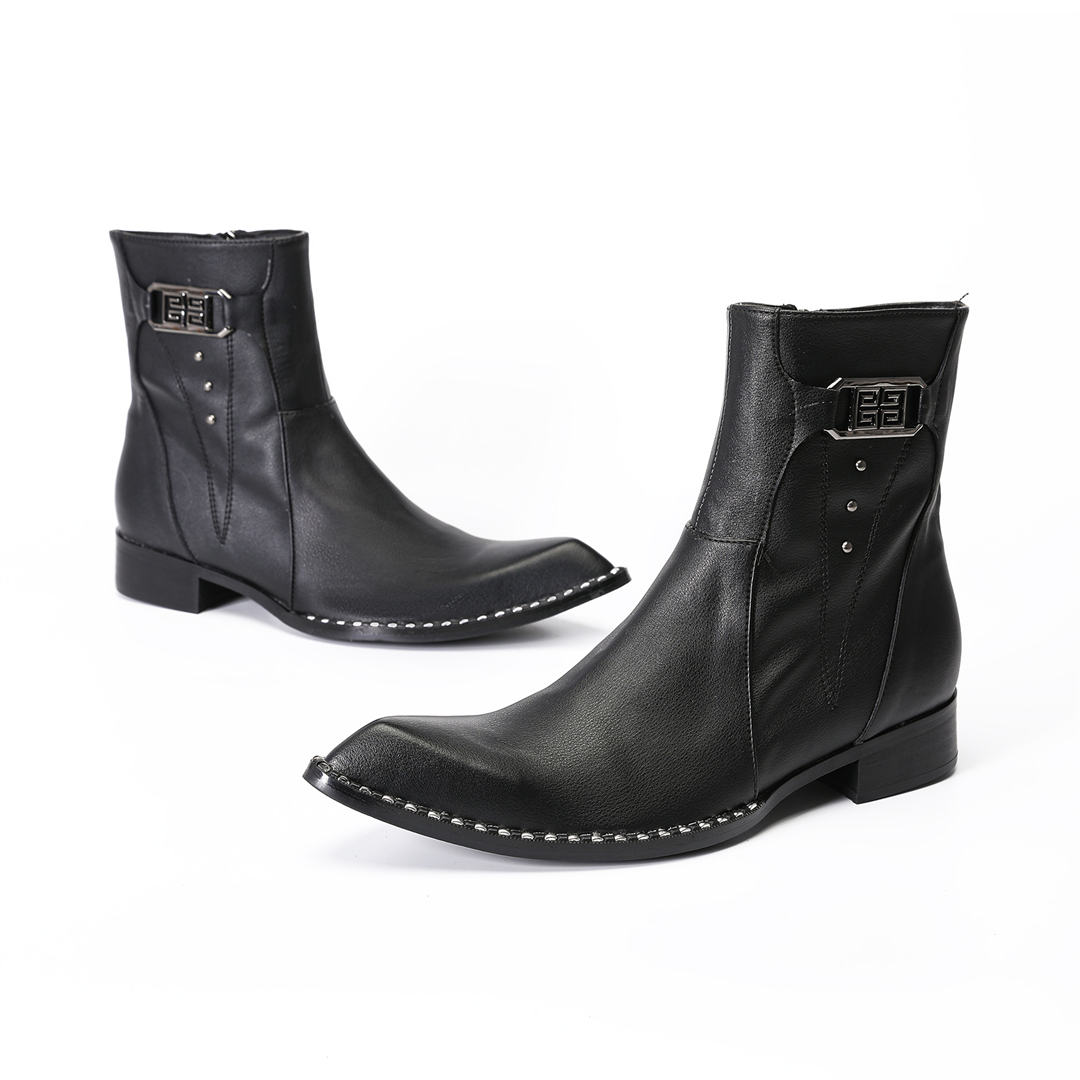 fashion black pointed toe men  - Men Shoes Formal ulasan dan harga