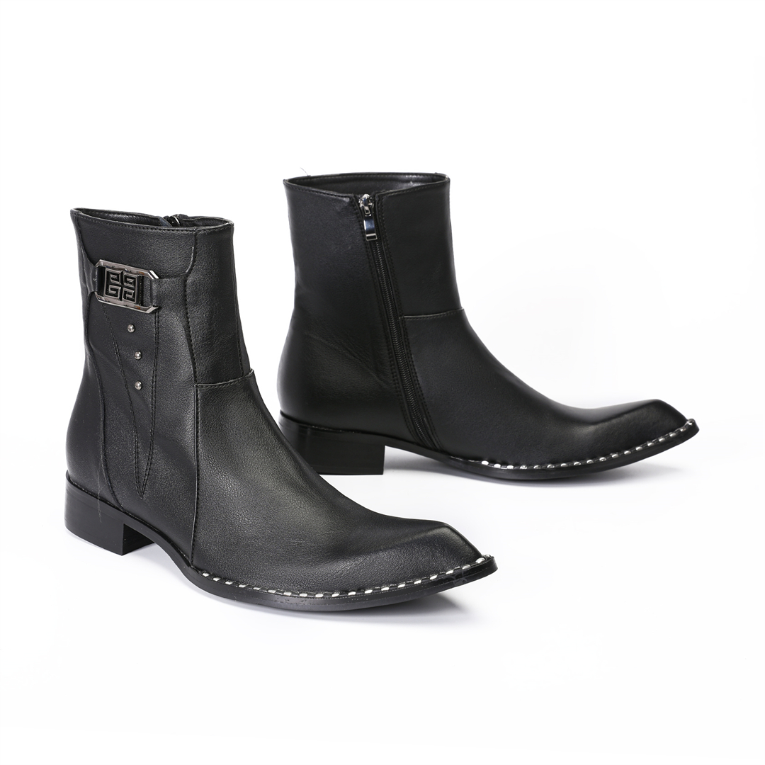 fashion black pointed toe men  - Men Shoes Formal ulasan dan harga