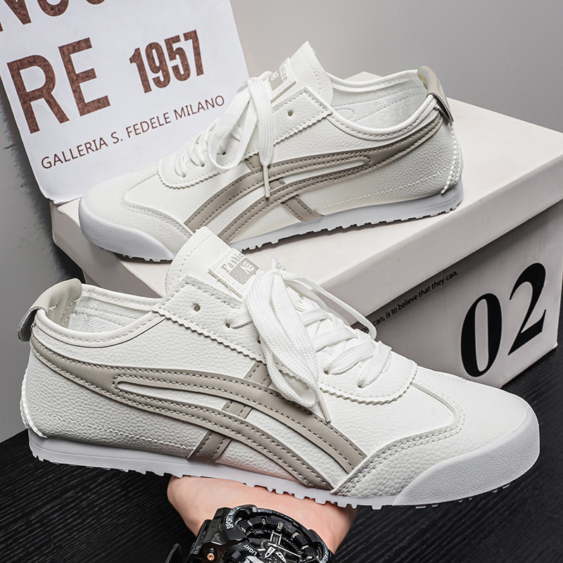 Fashion Brand Sneakers Men's S - Men'S Shoes Green And White ulasan dan harga