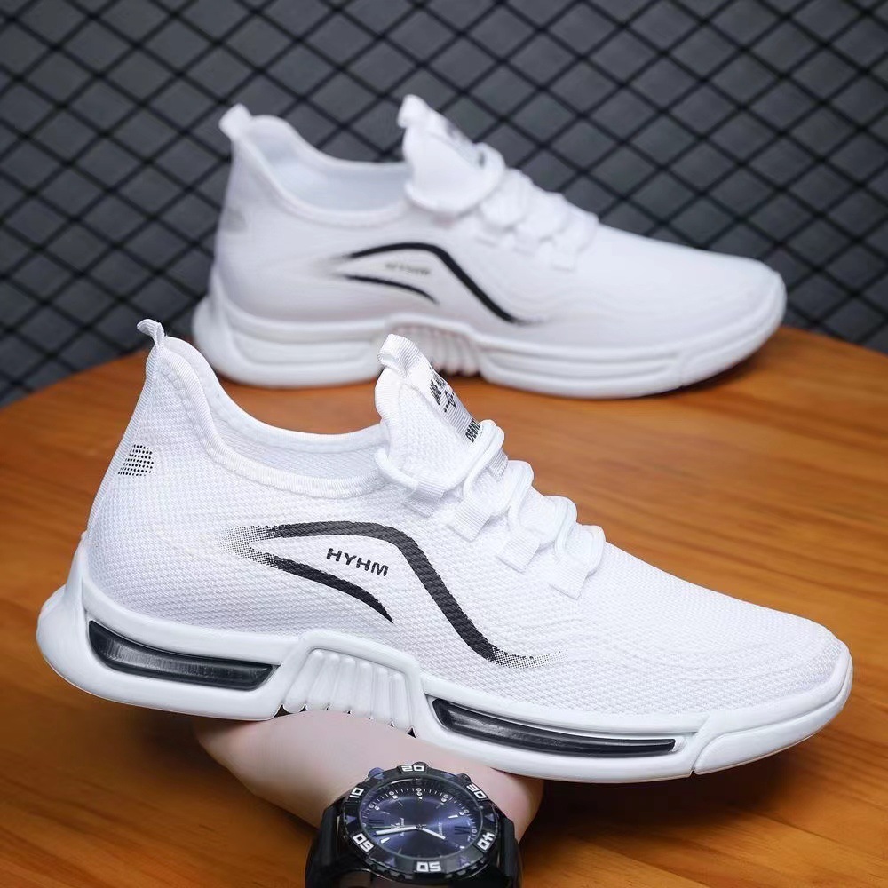 Summer Men Casual Shoes Breath - Men'S Shoes Green And White ulasan dan harga