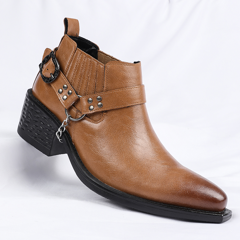 New Brown /Black Cow Leather B - Men Shoes Formal ulasan dan harga