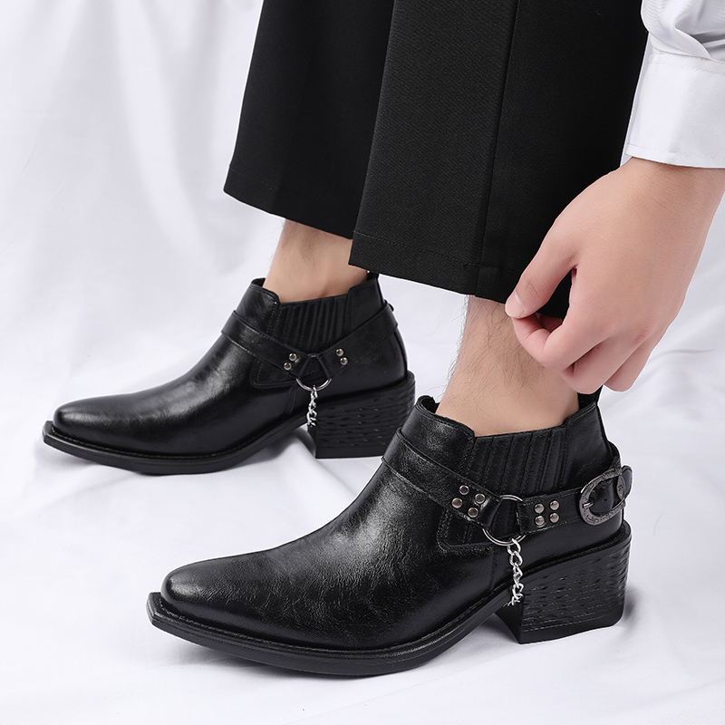 New Brown /Black Cow Leather B - Men Shoes Formal ulasan dan harga