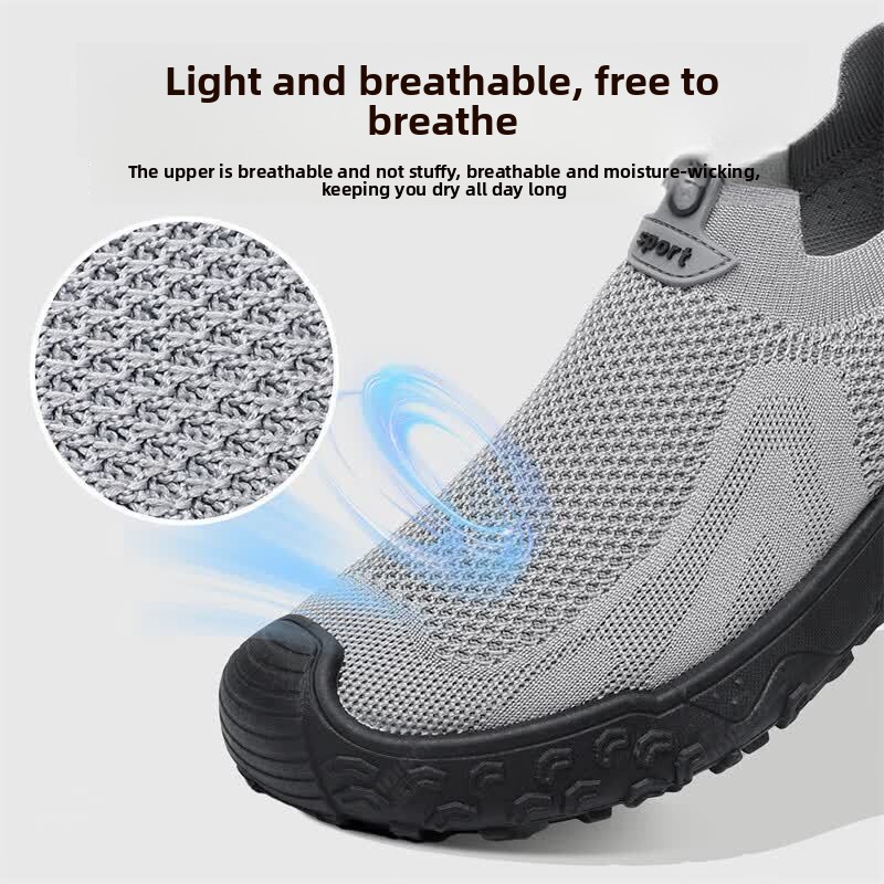 Summer Men Casual Shoes Elasti - Men'S Shoes With Toes ulasan dan harga