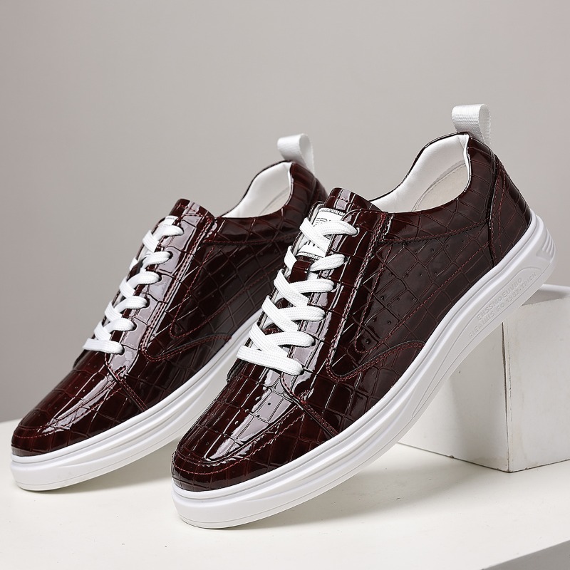 Classic Male Low Top Skate Sho - Men Shoes Formal ulasan dan harga