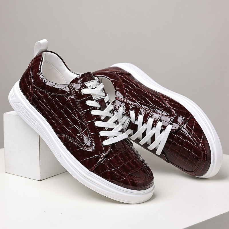 Classic Male Low Top Skate Sho - Men Shoes Formal ulasan dan harga