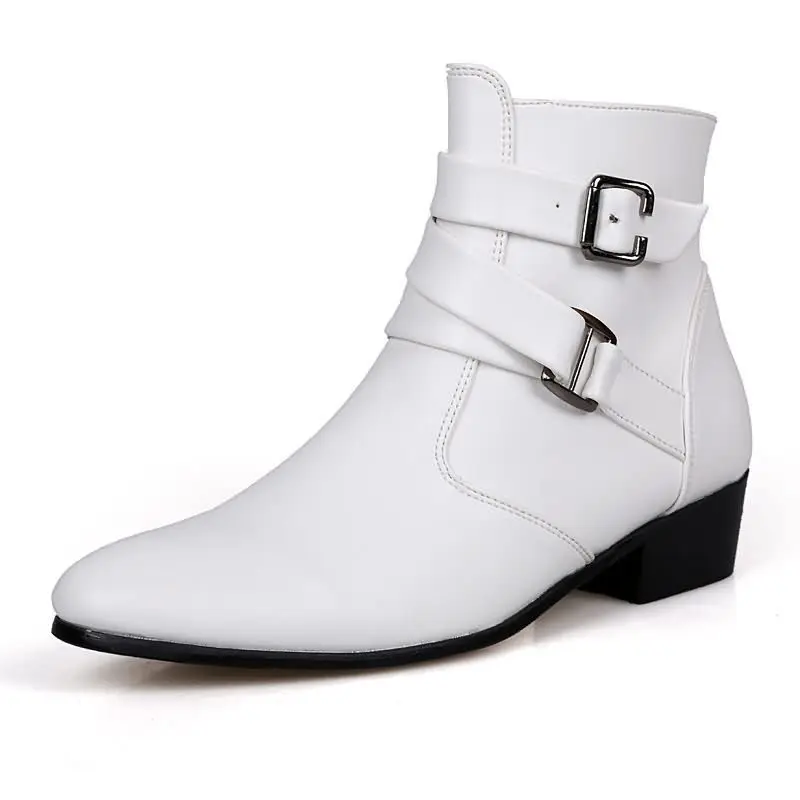 New Men's Boots Leather Chelse - Men Shoes Formal ulasan dan harga