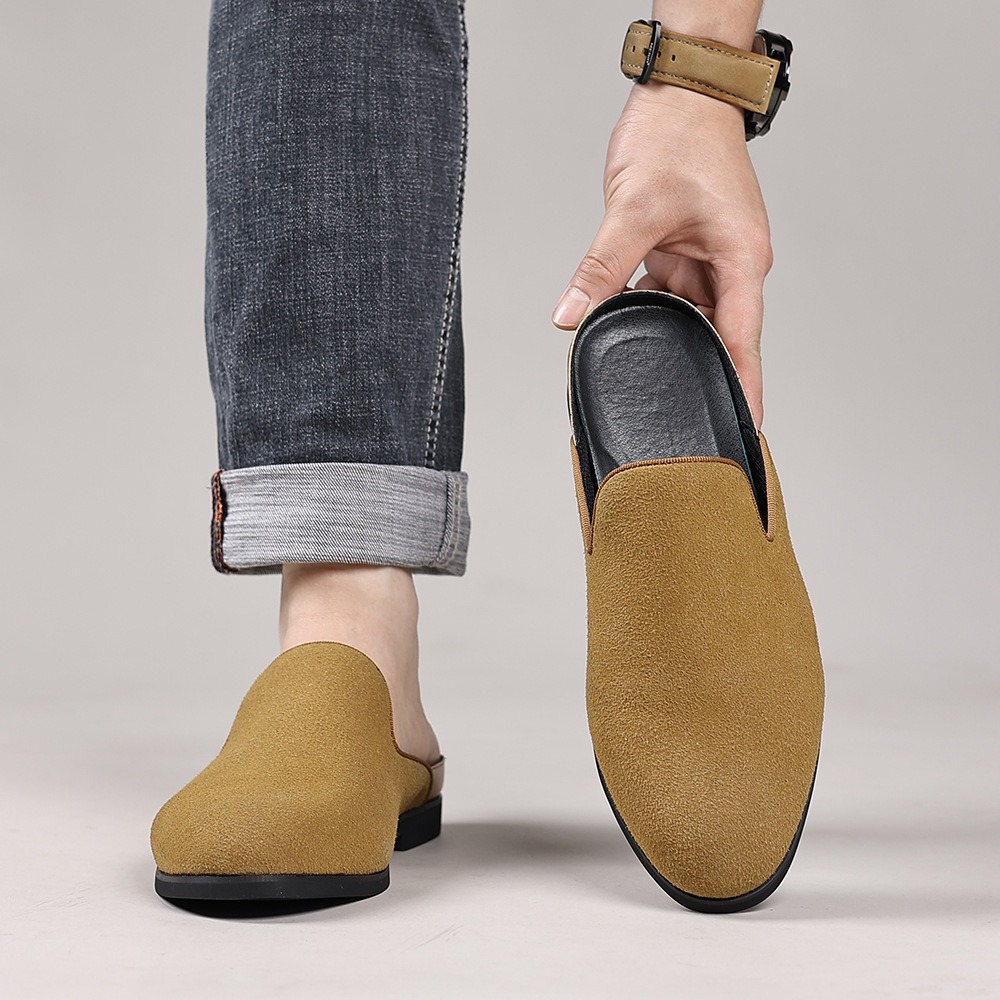 suede mules for man loafers fo - Men Shoes Formal ulasan dan harga