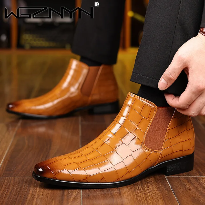 Luxury SIZE 39~48 Men Chelsea  - Men Shoes Formal ulasan dan harga