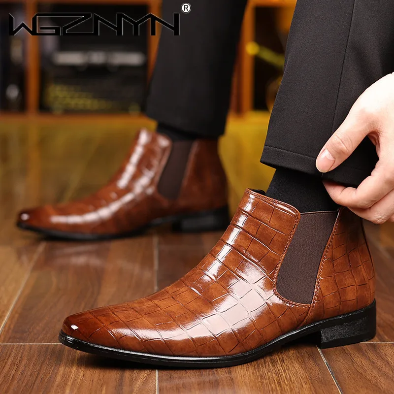 Luxury SIZE 39~48 Men Chelsea  - Men Shoes Formal ulasan dan harga