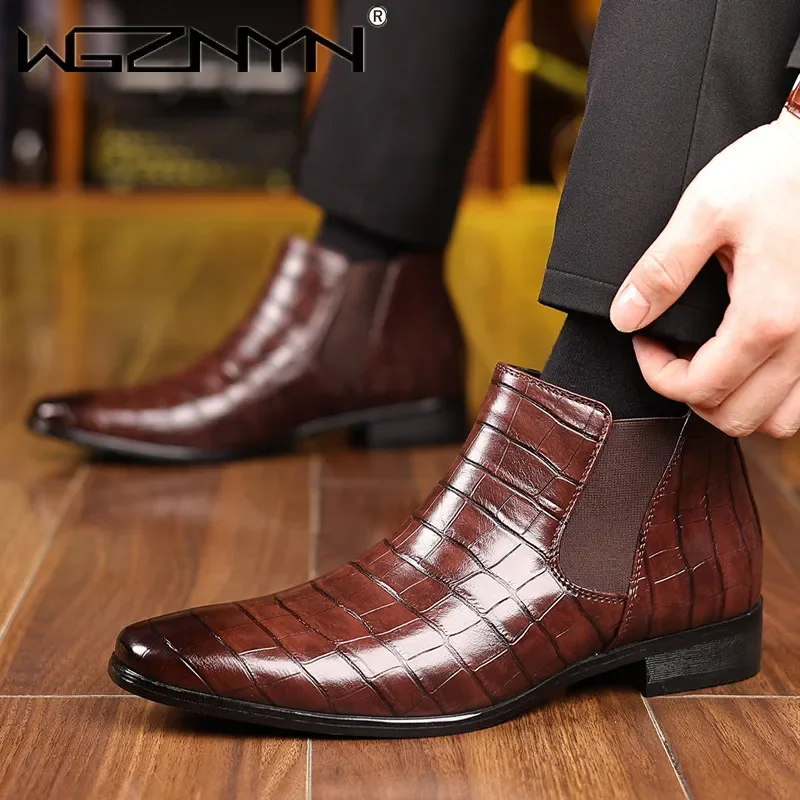 Luxury SIZE 39~48 Men Chelsea  - Men Shoes Formal ulasan dan harga