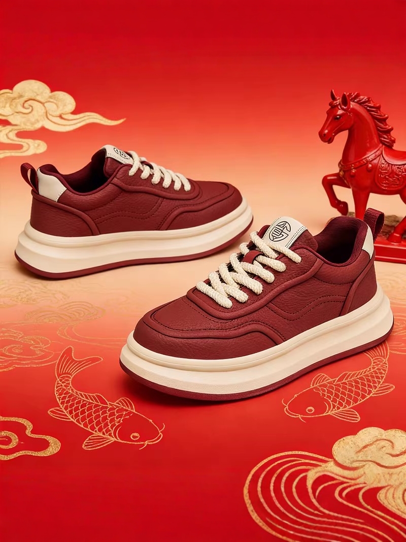 Red Limited Edition  Year Casu - Men'S Shoes Limited Edition ulasan dan harga