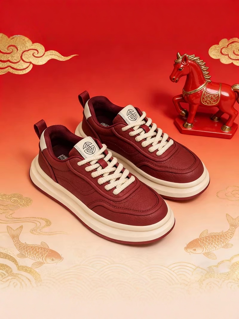 Red Limited Edition  Year Casu - Men'S Shoes Limited Edition ulasan dan harga