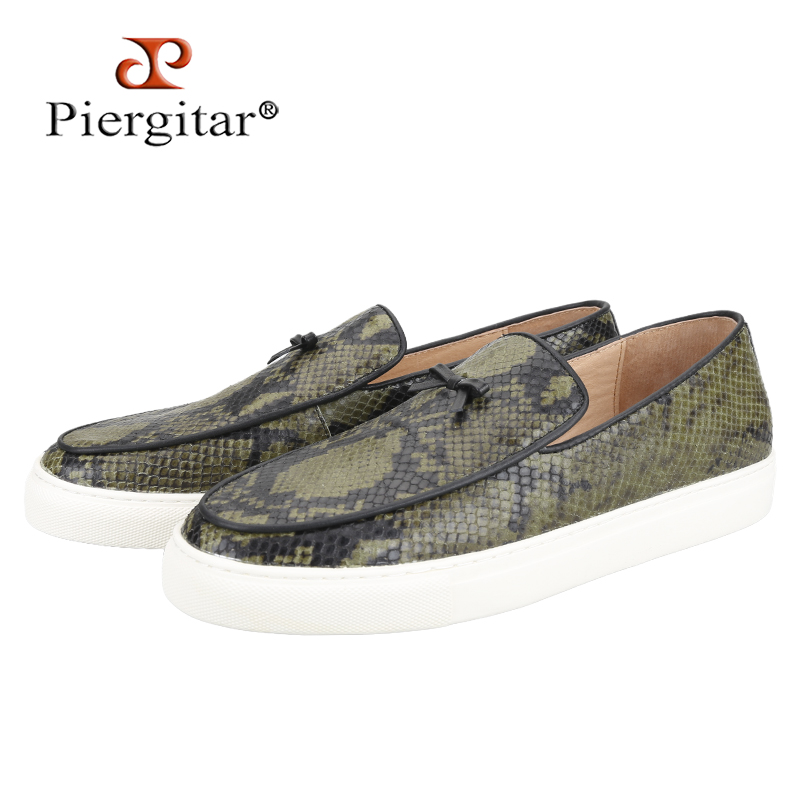 Piergitar Army Green/Black Sna - Men'S Shoes Green And White ulasan dan harga