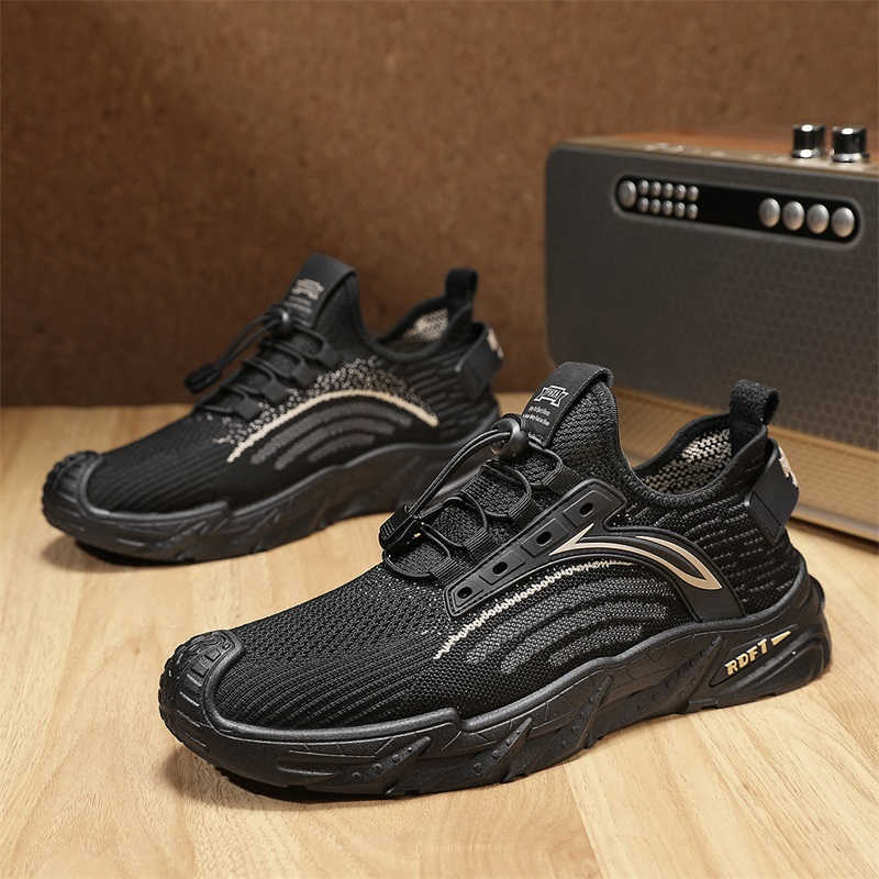 PU Leather Thick Heeled Green  - Men'S Shoes For Gym ulasan dan harga
