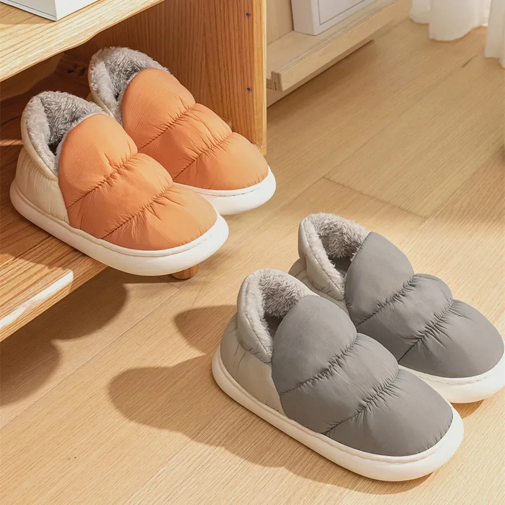 Women Men Slippers Winter Down - Men Shoes For Winter ulasan dan harga