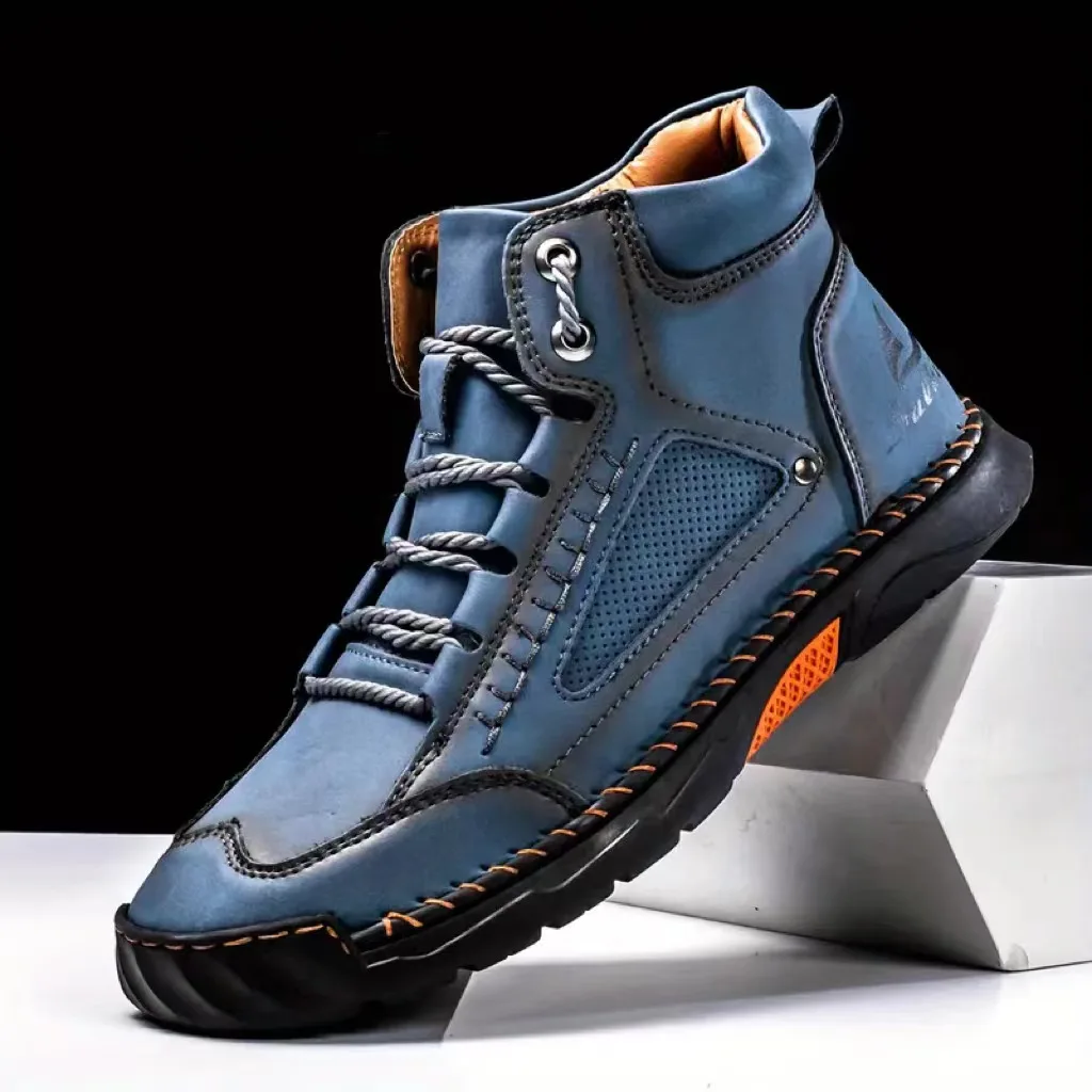 Men's Hand-stitched Boots Plus - Men'S Shoes Dq ulasan dan harga