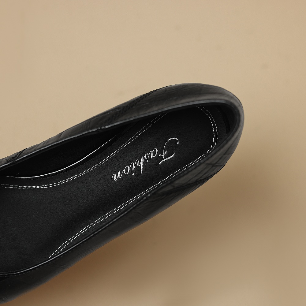 【JOCHEBED HU】Women's Handmade  - Men'S Shoes With Toes ulasan dan harga