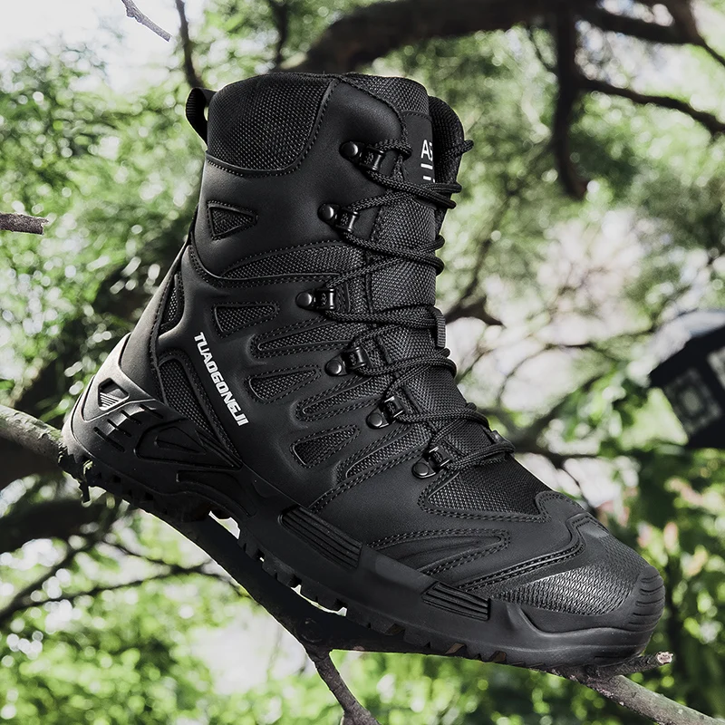 Men's Outdoor Hiking Tactical  - Men'S Shoes Dq ulasan dan harga