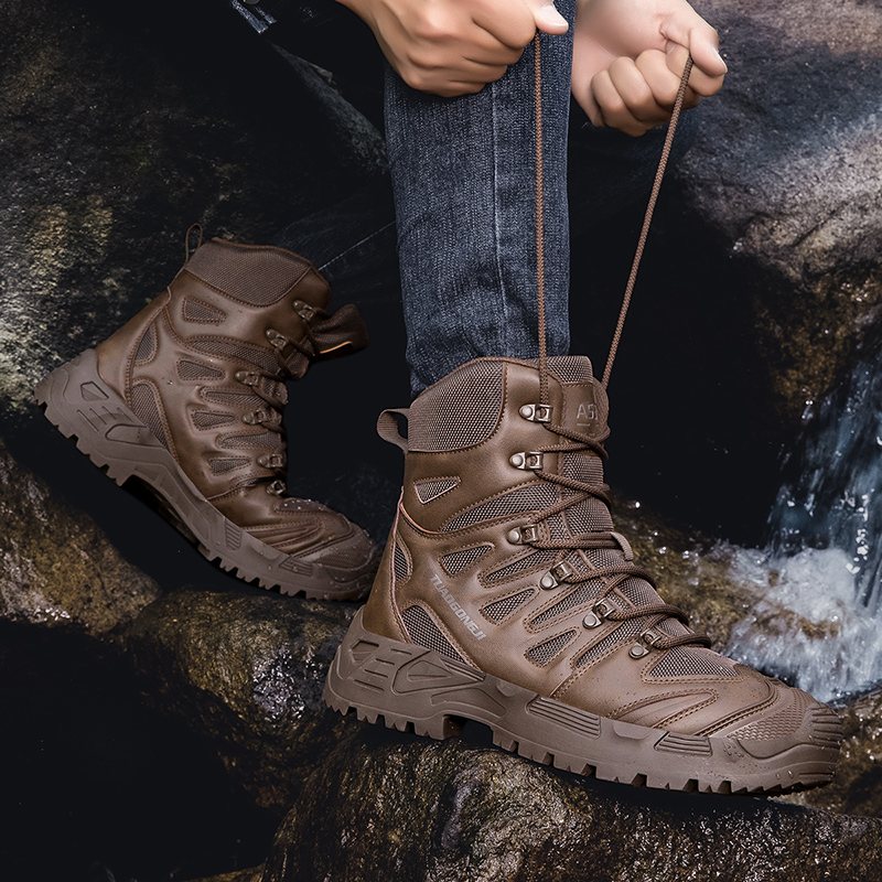 Men's Outdoor Hiking Tactical  - Men'S Shoes Dq ulasan dan harga