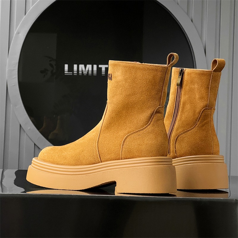 Winter Europe America Retro Th - Men'S Shoes Dq ulasan dan harga