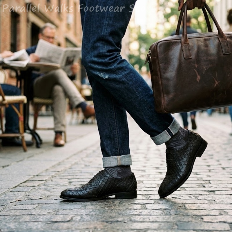 Sartorial Men Oxfords Fish Sca - Men Shoes Formal ulasan dan harga